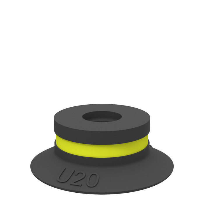 Piab Suction cup B50 Nitrile-PVC, NPT3/8" M 0101144 - FluidAirFittings