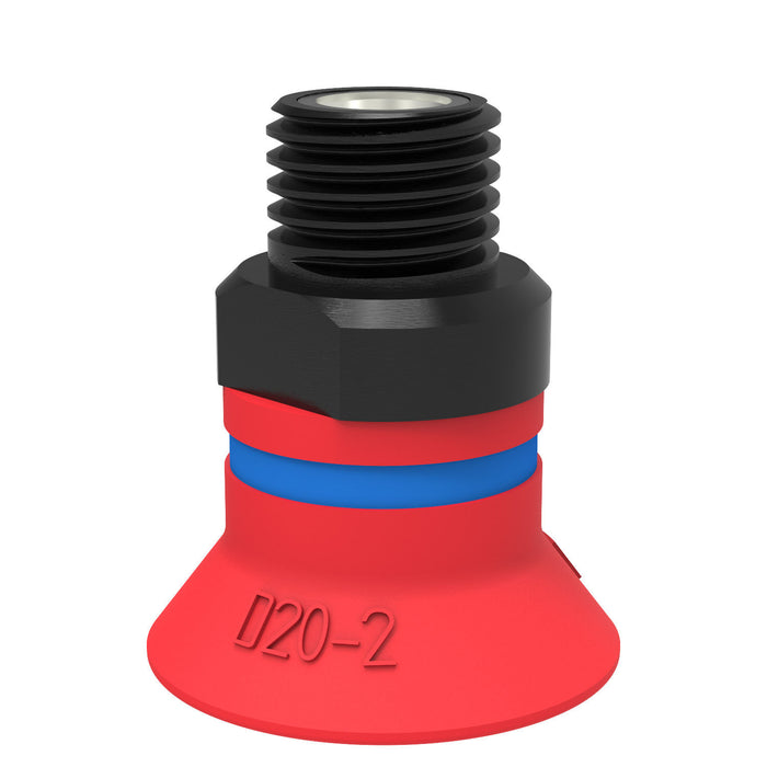 Piab Suction cup B40 Chloroprene, 1/8" NPSF F 0101228 - FluidAirFittings