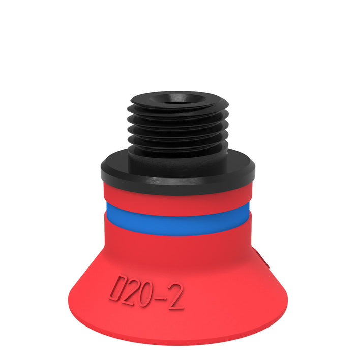 Piab Suction cup B40 Chloroprene, 1/8" NPSF F 0101231 - FluidAirFittings