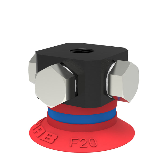 Piab Suction cup Nitr-PVC w filtr G1/4" M 0101274 - FluidAirFittings