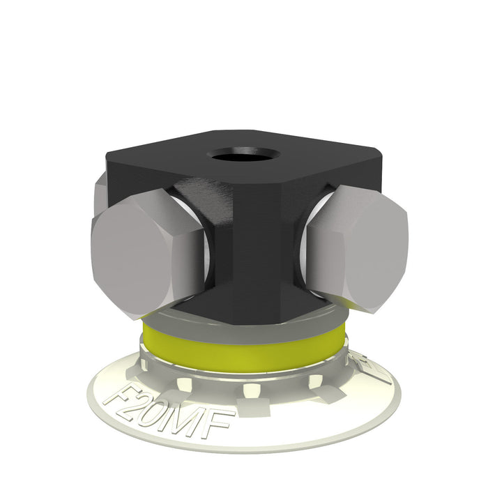 Piab Suct cup Silicone w filter, 1/8" NPSF F 0101291 - FluidAirFittings