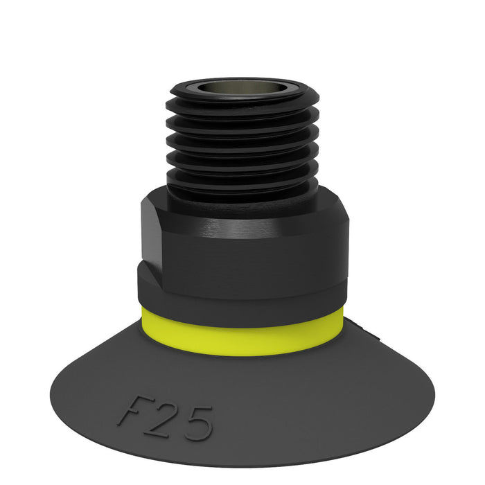 Piab Suct cup Silicone w filter, G1/4" M 0101294 - FluidAirFittings