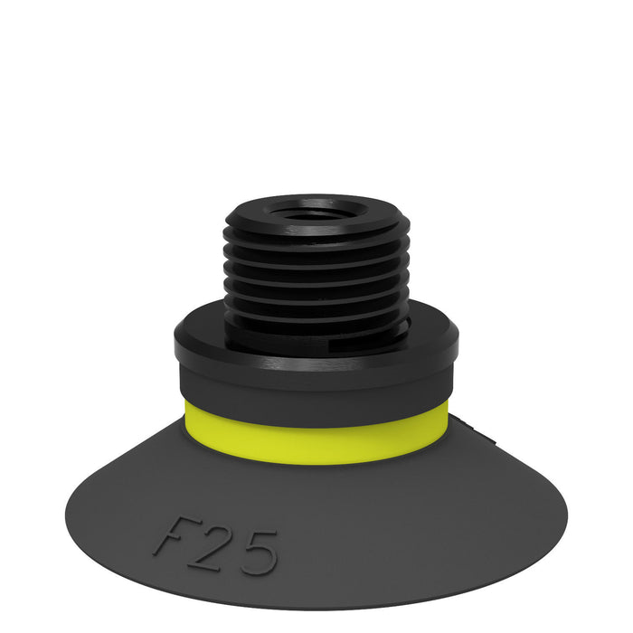 Piab Suction cup Silicone w filter, G3/8" M 0101295 - FluidAirFittings