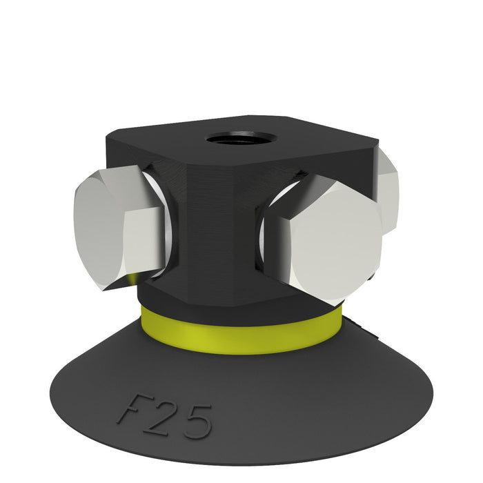 Piab Suction cup B50-2 Silicone, 1/4" NPT M 0101296 - FluidAirFittings