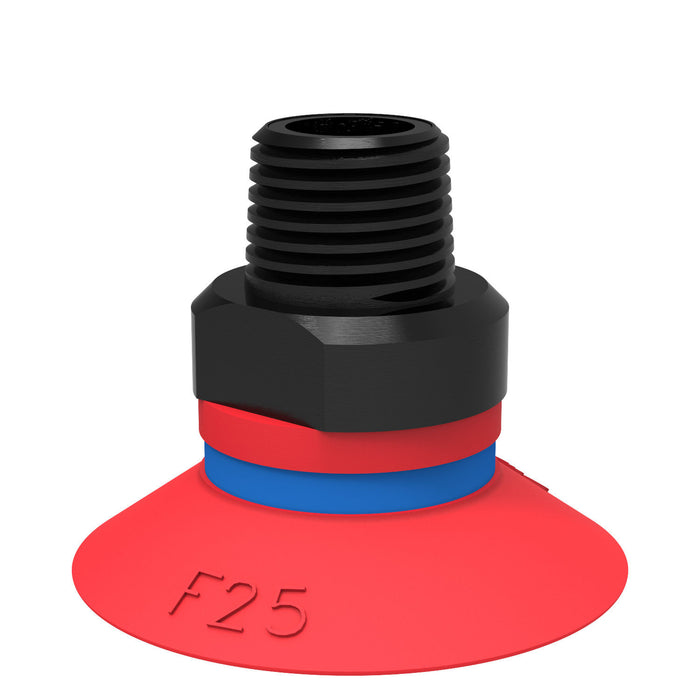 Piab Suction cup B50-M.10 Chloroprene,w. neck 0101311 - FluidAirFittings