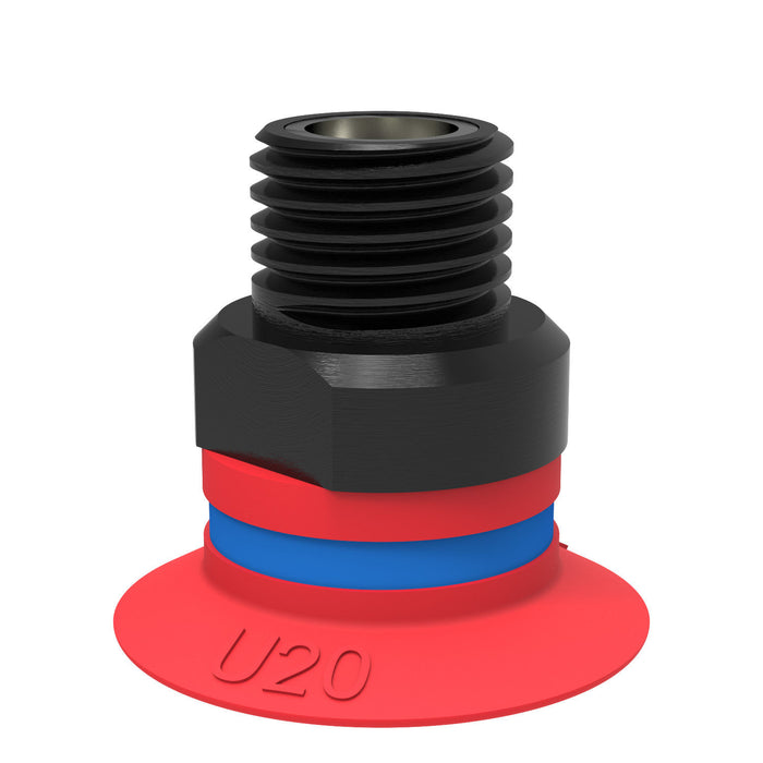Piab Suc cup BFFT70P Polyurethane 3/8" NPT F 0101386 - FluidAirFittings