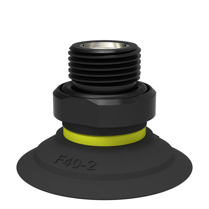 Piab Suc cup BL50-2 Silicone FCM, G1/4" male 0101569 - FluidAirFittings