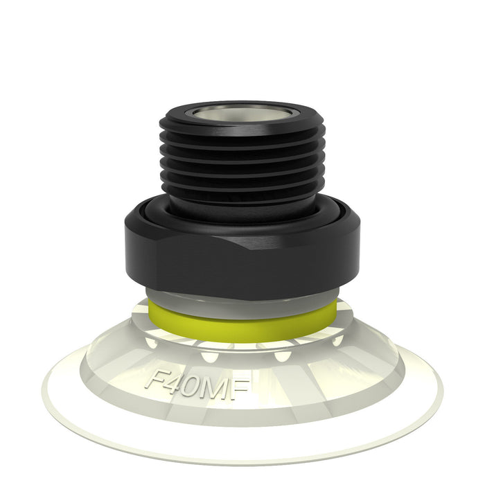 Piab Suc cup BL50-2 Silicone, NPT3/8" male 0101588 - FluidAirFittings