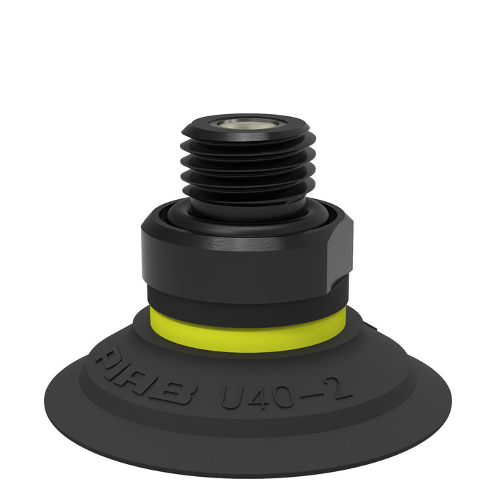 Piab Suc cup BL50-5 Silicone FCM, 1/2" NPT M 0101618 - FluidAirFittings