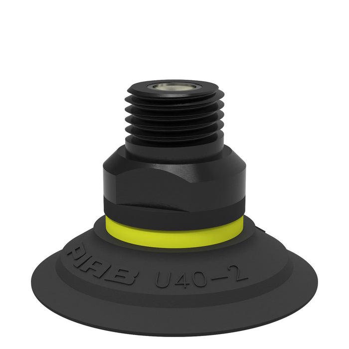 Piab Suc cup BL50-5 Silicone FCM, G1/2" male 0101619 - FluidAirFittings
