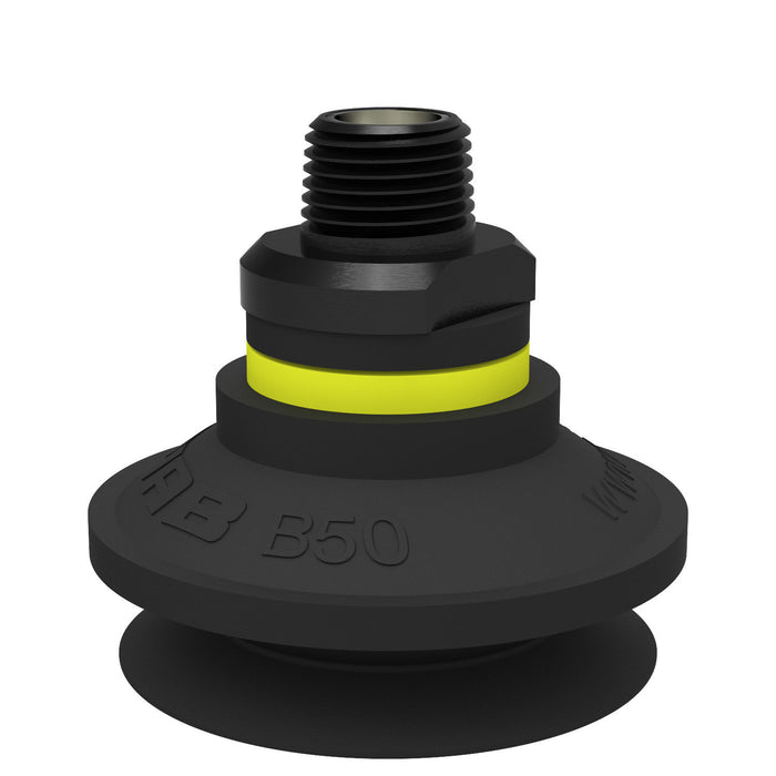 Piab Suction cup B15-2 Silicone FCM, M5 male 0101647 - FluidAirFittings