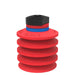 Piab Suc cup F-BX15 Silicone 1/4" NPT M, FCM 0101715 - FluidAirFittings