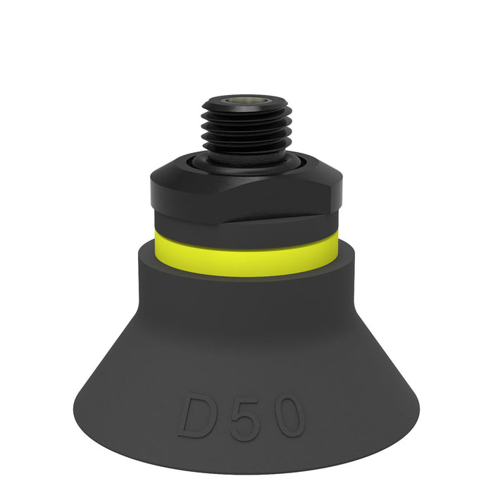 Piab Suction cup B40MF Thermo polyure G1/4" M 0101722 - FluidAirFittings