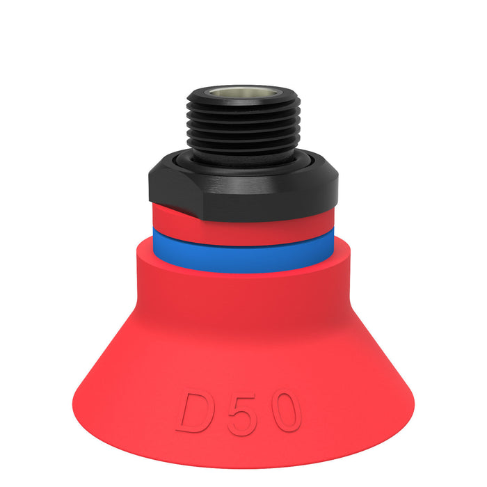 Piab Suction cup B5 Conductive silicn M5 male 0101737 - FluidAirFittings