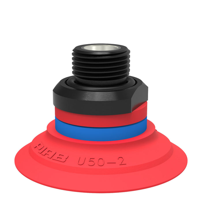 Piab Suc cup BX35P Polyurethan 1/4" NPT M FCV 0101814 - FluidAirFittings