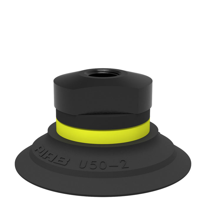 Piab Suc cup BX35P Polyurethane 1/4" NPT M 0101817 - FluidAirFittings