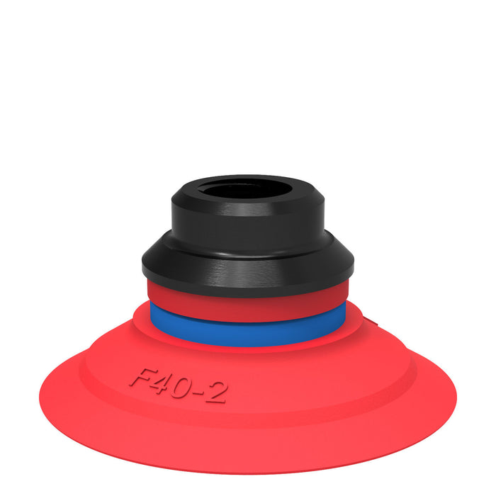 Piab Suction cup D50 Silicone, 1/4" NPT male 0110345 - FluidAirFittings