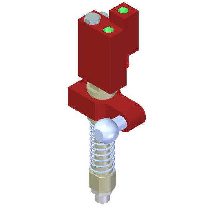 Piab Fitting 1/4" NPT male, with dual FCV 0121063 - FluidAirFittings