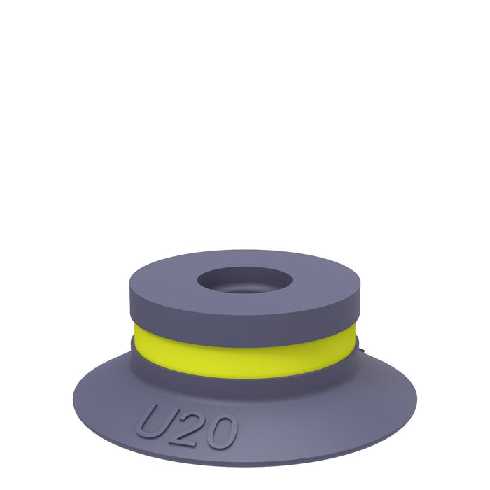 Piab Suc cup B75XP Polyurethane 60 G1/8" M 0128711 - FluidAirFittings