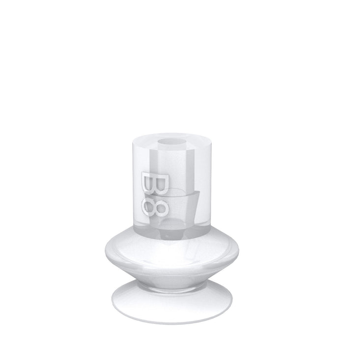 Piab Suc cup B-BL30-2 Silicone, 3/8" NPT M 0200278 - FluidAirFittings
