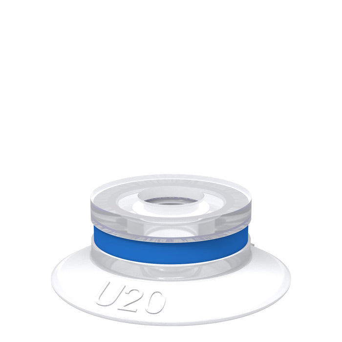 Piab Suc cup B-BL40-2 Silicn 3/8" NPT M, FCM 0200440 - FluidAirFittings