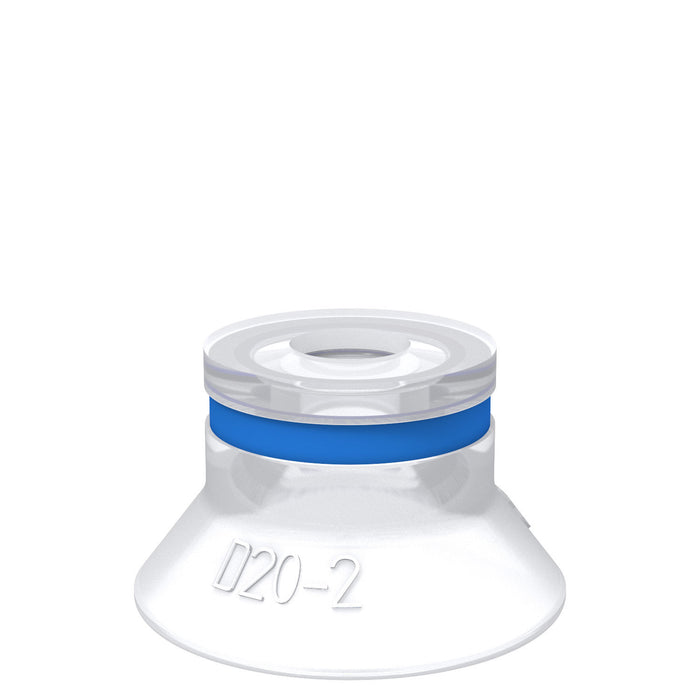 Piab Suction cup B40 Silicone, 1/4" NPT male 0200444 - FluidAirFittings