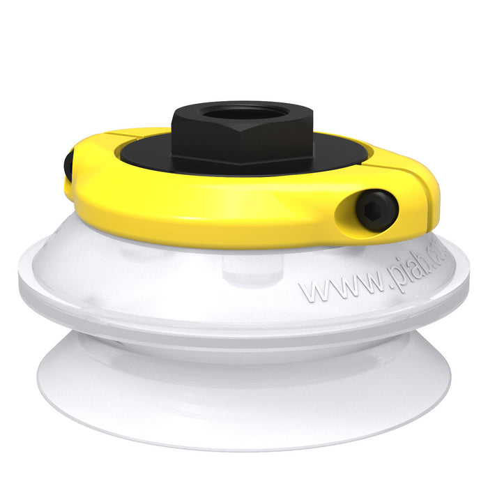 Piab Suc cup U50-2 Silicone, 1/4" NPT male 0200546 - FluidAirFittings