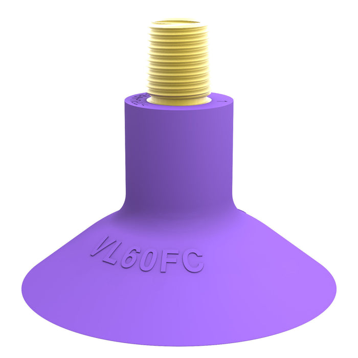 Piab Suction cup 125FF G3/8" plastic fem 0202740 - FluidAirFittings