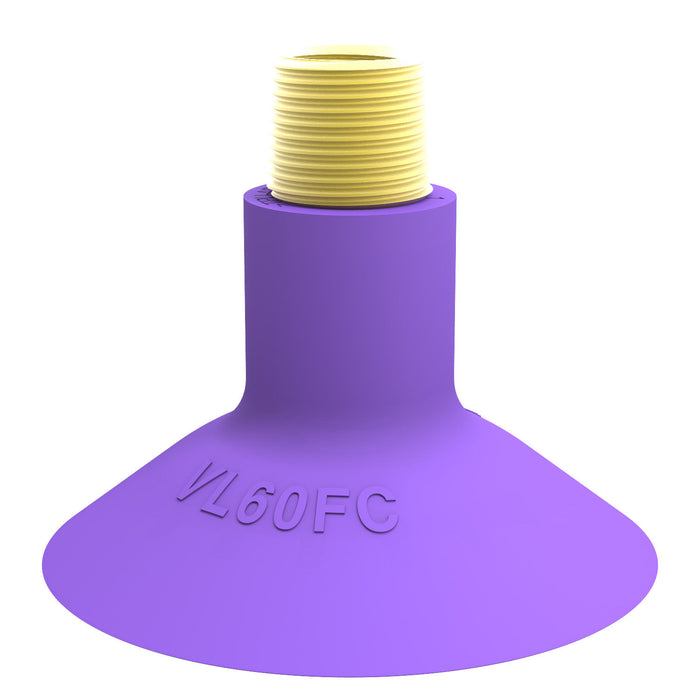 Piab Suction cup 125FF square 0202741 - FluidAirFittings