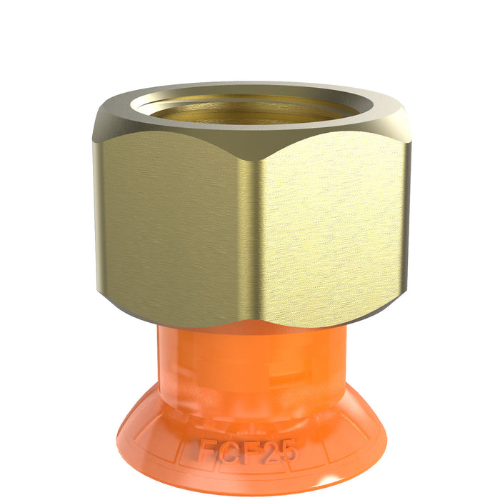 Piab Suc cup BL20-2 Silicone FCM, G1/8" male 0206909 - FluidAirFittings