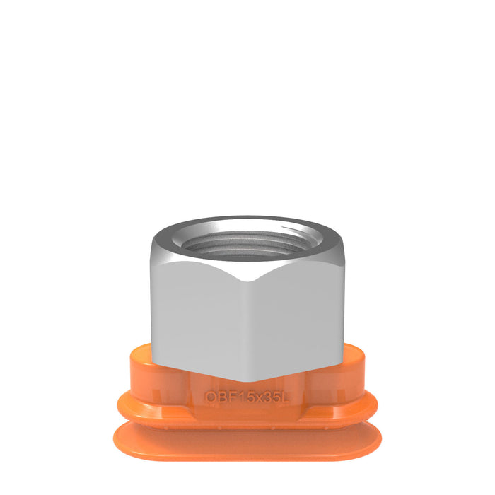 Piab Suc cup FC35P Polyurethane 1/4" NPT M 0207593 - FluidAirFittings