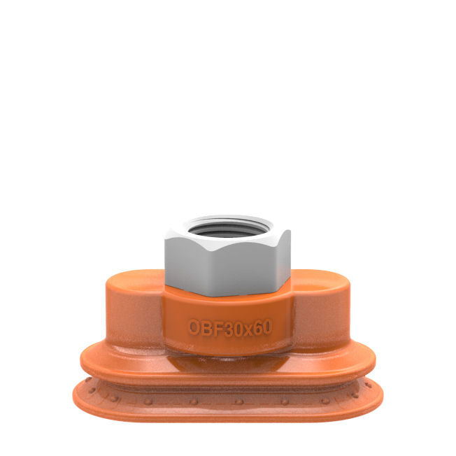 Piab Suc Cup FC75 Nitrl-PVC G3/8 M-1/8 NPSF F 0207617 - FluidAirFittings