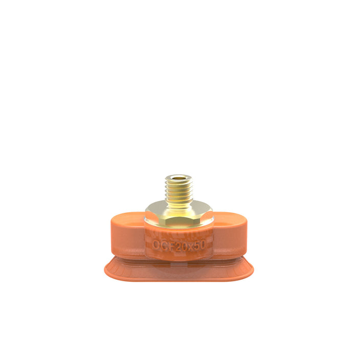Piab Suc cup F-OB 10x30 Silicn G1/8 M SS, FCM 0207732 - FluidAirFittings