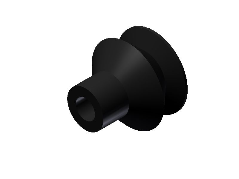 Piab Suction cup B20 Chloroprene, M5 F 0215732 - FluidAirFittings