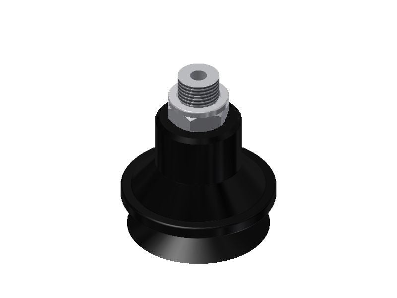 Piab Suction cup B20 Silicone, 1/8"NPT male 0215851 - FluidAirFittings