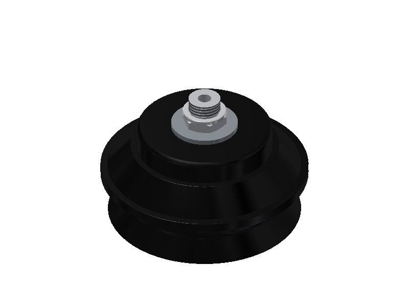 Piab Suc cup B20 Silicone G1/8" M 1.5 Bellows 0215860 - FluidAirFittings