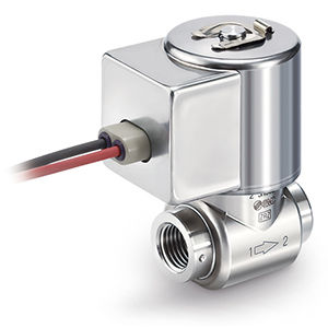 SMC Large Flow Rate 2 Port Solenoid Valve JSX11U-SN201F5WN - FluidAirFittings