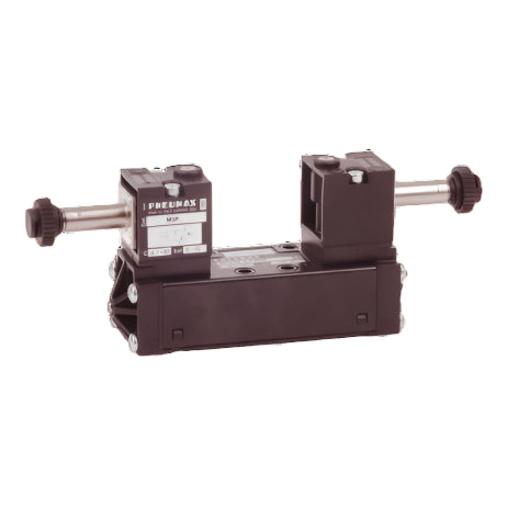 Pneumax 1011.53.31.3.5.M3R - ISO1 5/3 Techno Closed Centres Solenoid Solenoid Valve - FluidAirFittings