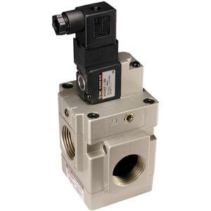 SMC 3 Port Solenoid Valve, VG342R-5D-04F-Q - FluidAirFittings