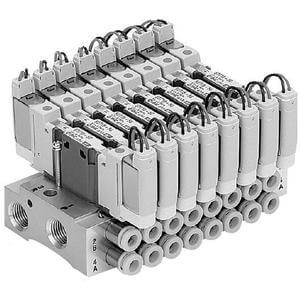 SMC Plug-Lead Manifold SS0755-04C4FC - FluidAirFittings