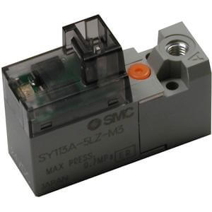 SMC 3 Port Solenoid Valve, SY113-5G-M3-Q - FluidAirFittings