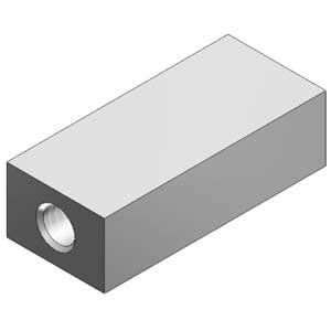SMC Individual Exhaust Spacer Assy SYJ5000-17-4A - FluidAirFittings