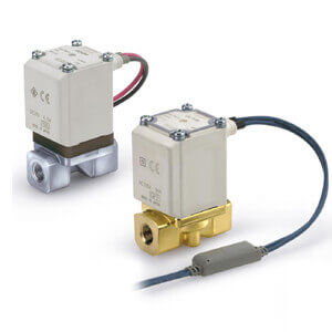 SMC 2 Port Solenoid Valve VX222LLAXB - FluidAirFittings