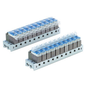 SMC Manifold Base VV100-S41-06-M5 - FluidAirFittings