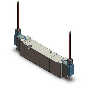 SMC 5 Port Solenoid Valve. VQZ3451-5LO1-Q - FluidAirFittings
