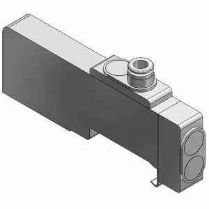 SMC Manifold Block Assy SSQ2000-P-3-C8 - FluidAirFittings