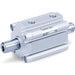 SMC Compact Cylinder 63 Str=45, Non-Rotating, Double Rod CQ2KWA63TF-45DMZ - FluidAirFittings