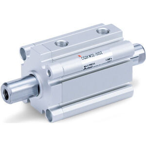 SMC Compact Cylinder 32 Str=75, Non-Rotating, Double Rod CDQ2KWB32TF-75DZ - FluidAirFittings