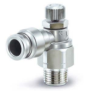 SMC Stainless Steel Speed Controller ASG4201-04-12 - FluidAirFittings