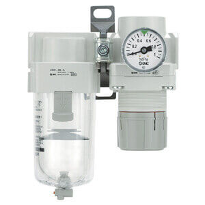 SMC Air Filter + Regulator AC10B-M5C-A - FluidAirFittings